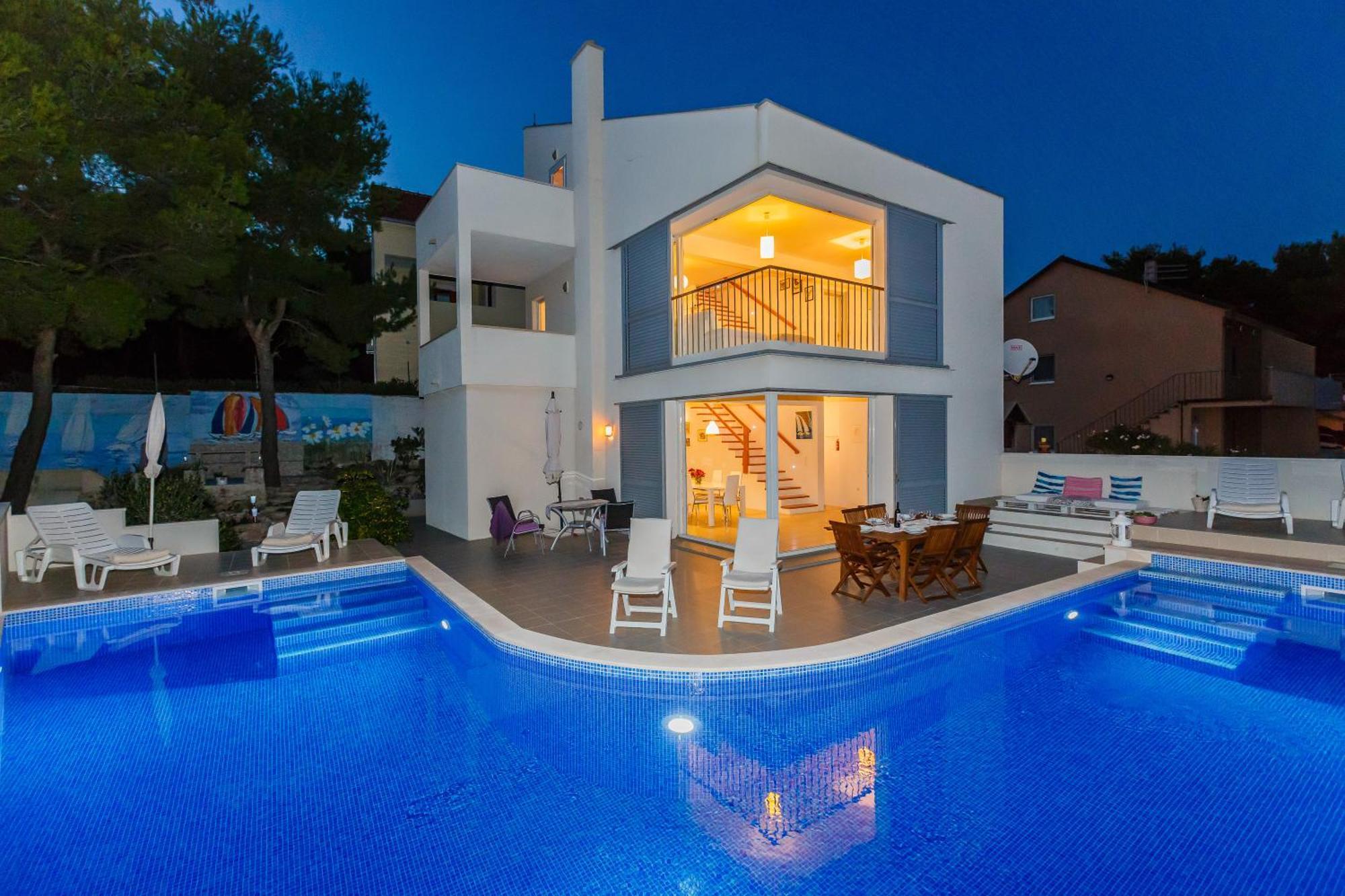 Villa Casabianca Milna  Kültér fotó